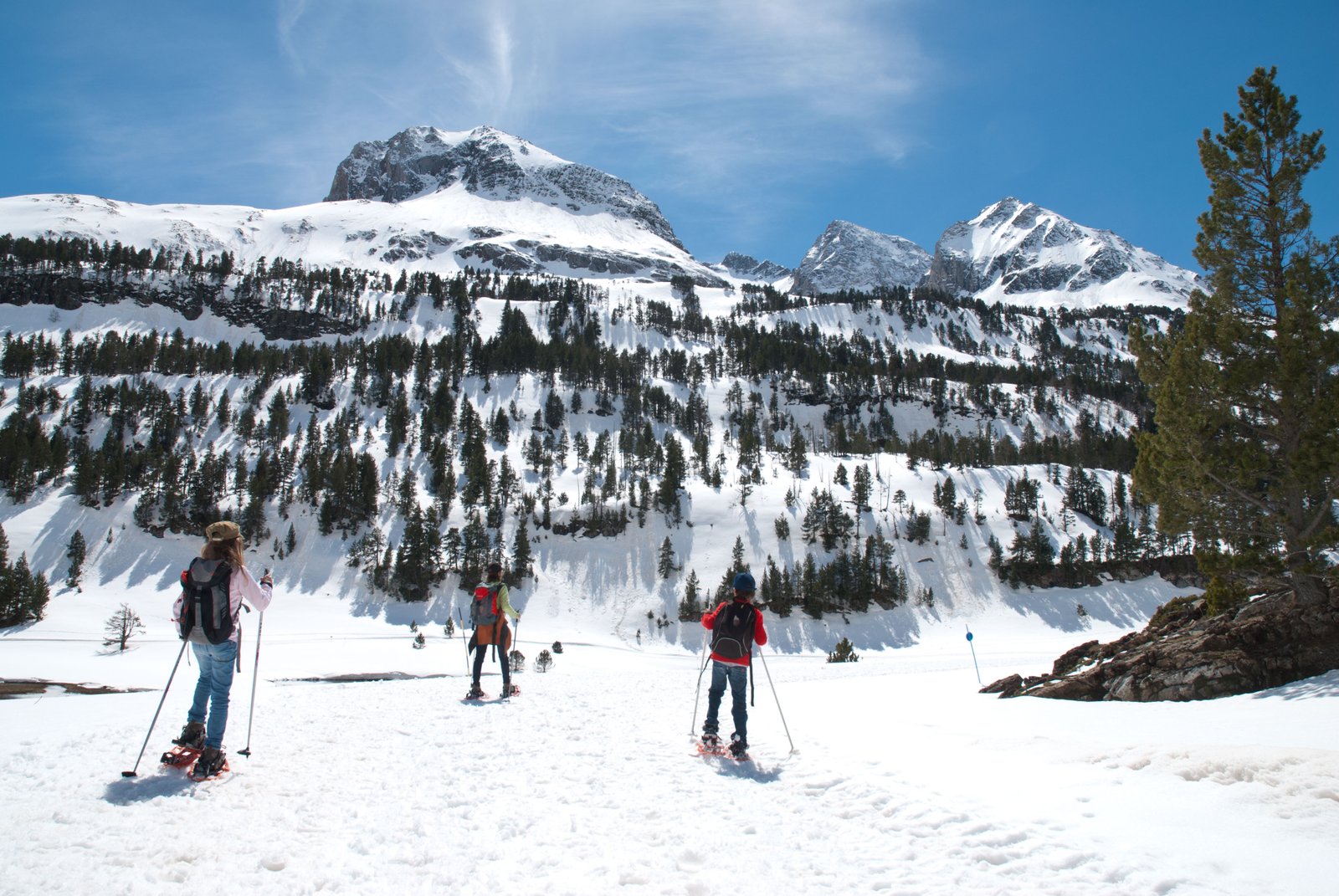 Ascenso con raquetas de nieve Huesca nivel medio desde 60€ 